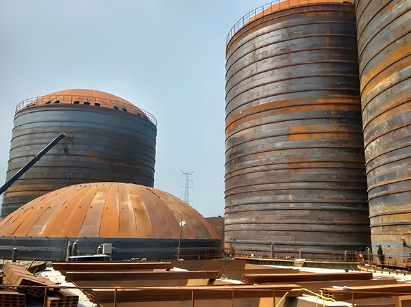 前进焦粉钢板仓